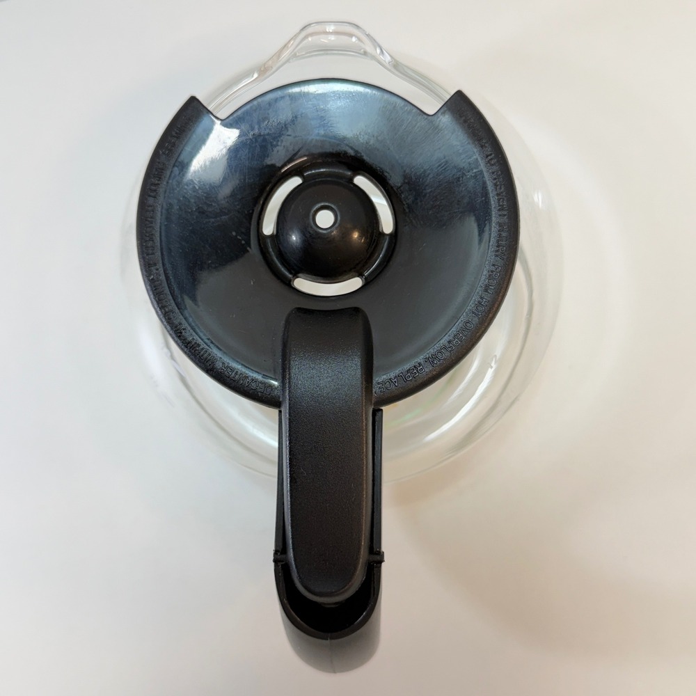 Mr Coffee Replacement Carafe 12 Cup Clear Black Glass Coffee Pot PL12 OEM Part - Picture 8 of 9